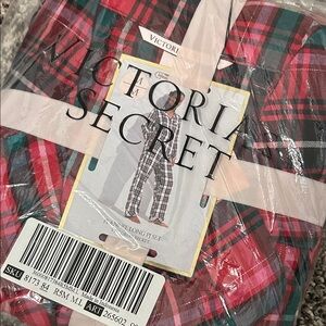 Victoria's Secret Tartan Pajama Set - Red and Green